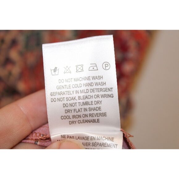 Anthropologie Kachel silk button front boho maxi dress size 2 - Picture 3 of 10